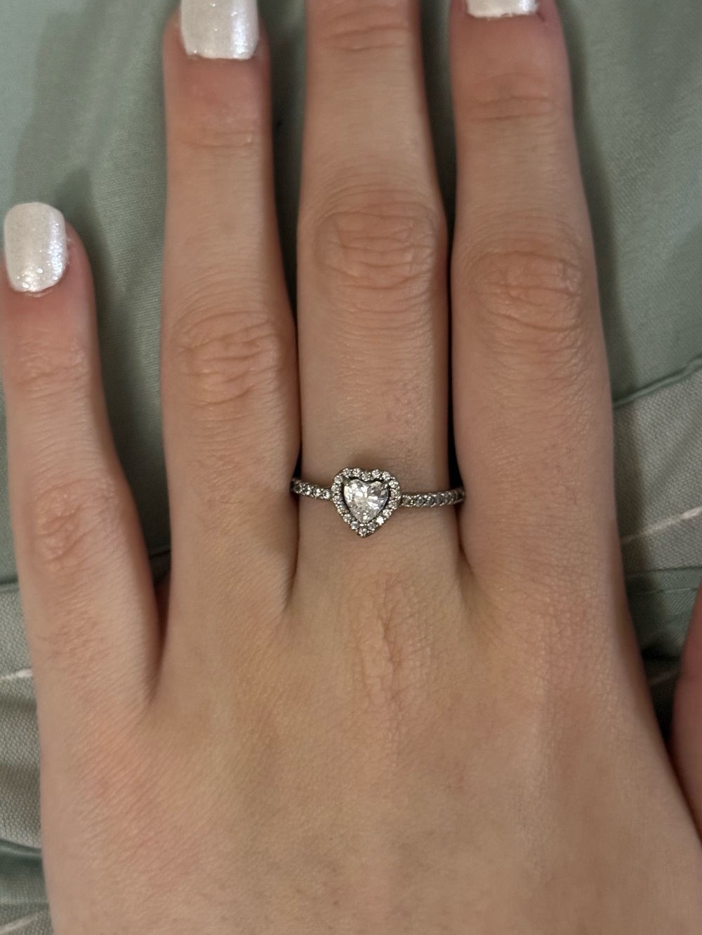 Pandora Elevated Heart Ring